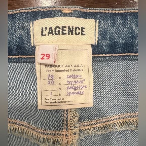 L'Agence
Abilene High Rise Baby Bootcut Slit Jeans size 29 - Picture 2 of 9